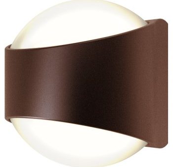 Ansell Lighting AMISACU RU CW  Misano Curve 11W 4000K IP65 Rust Up Down LED Wall Light Online