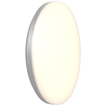 Ansell Lighting AMER2 1 S CF SM3  Mercurial 2 IP54 34W CCT Selectable Silver LED Bulkhead - Corridor Function, Emergency, Self-Test For Discount