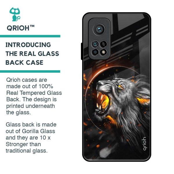 Aggressive Lion Glass Case for Xiaomi Mi 10T Pro Discount