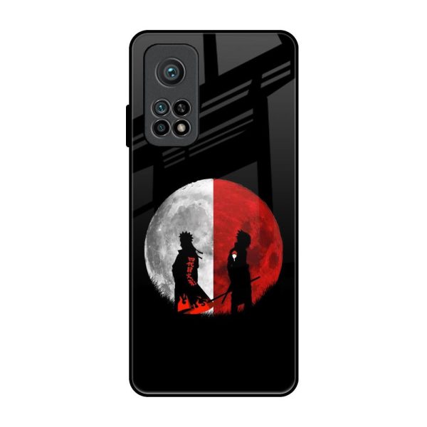 Anime Red Moon Glass Case for Xiaomi Mi 10T Pro Fashion