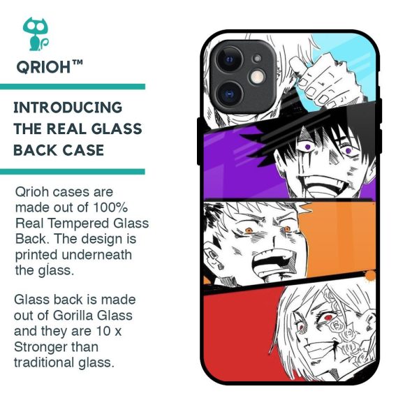 Anime Sketch Glass Case for iPhone 11 For Sale