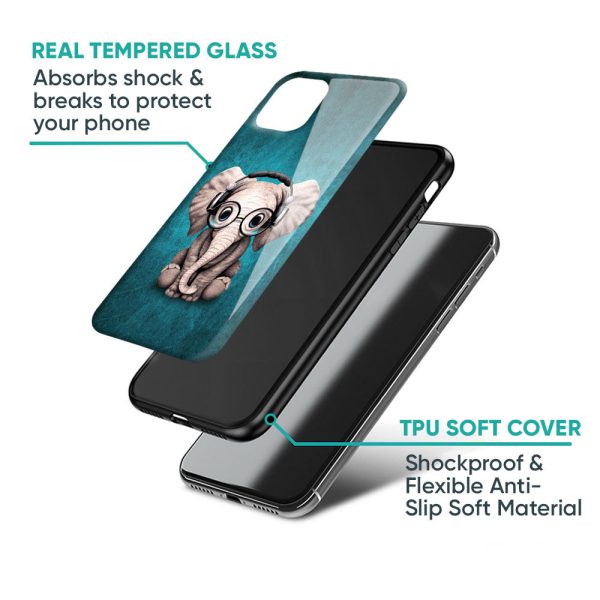 Adorable Baby Elephant Glass Case For Samsung A21s Discount