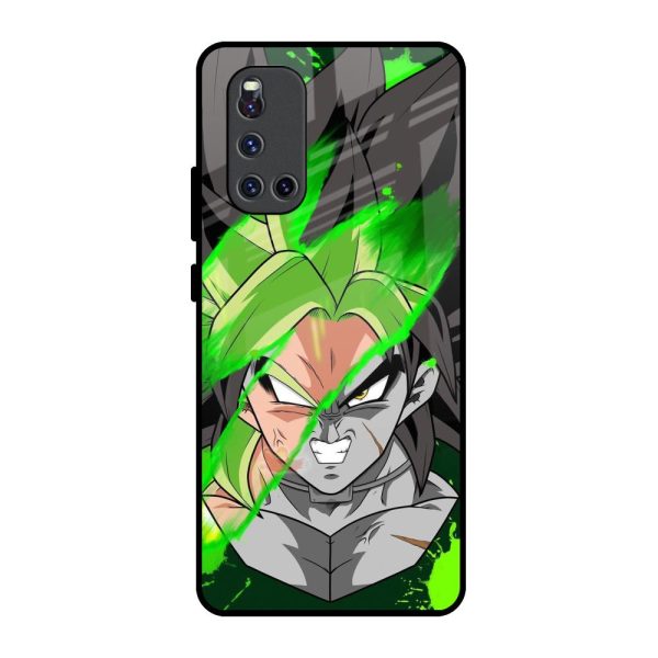 Anime Green Splash Glass Case for Vivo V19 Supply