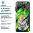 Anime Green Splash Glass Case for Poco X3 Online Sale