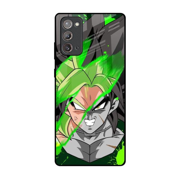 Anime Green Splash Glass Case for Samsung Galaxy Note 20 Online Hot Sale