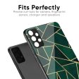 Abstract Green Glass Case For Samsung A21s on Sale