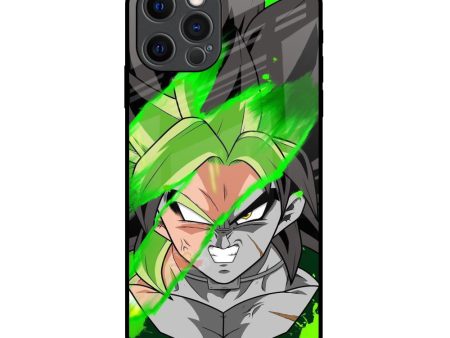 Anime Green Splash Glass Case for iPhone 12 Pro Online Sale