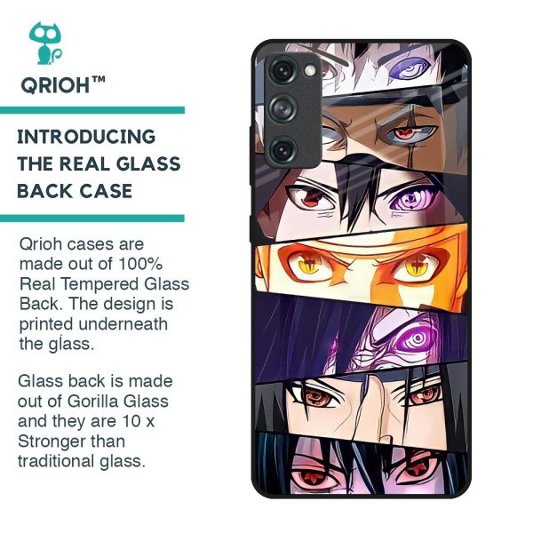 Anime Eyes Glass Case for Samsung Galaxy S20 FE Supply