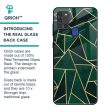 Abstract Green Glass Case For Samsung A21s on Sale