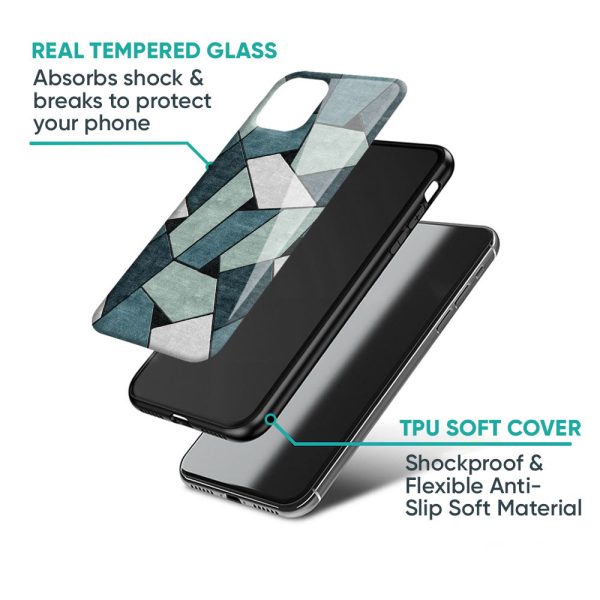 Abstact Tiles Glass Case for Vivo V20 For Sale