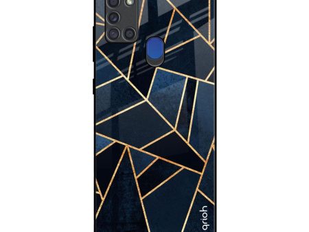 Abstract Tiles Glass Case for Samsung A21s Discount