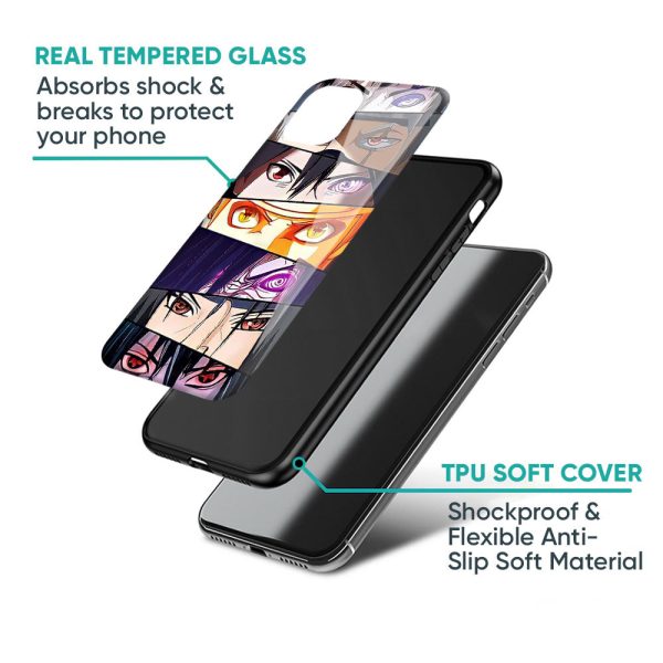 Anime Eyes Glass Case for iPhone 12 Pro For Discount