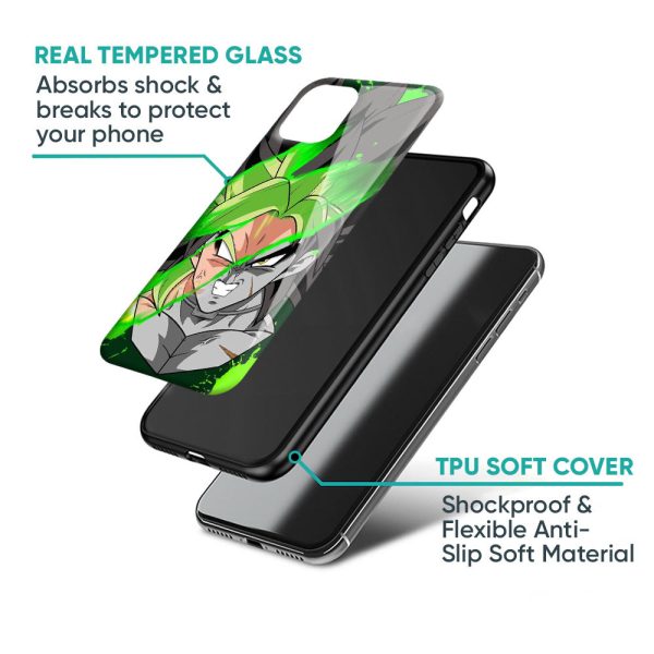 Anime Green Splash Glass Case for Xiaomi Mi 10T Pro on Sale