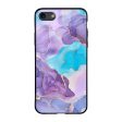 Alcohol ink Marble Glass Case for iPhone SE 2020 Hot on Sale