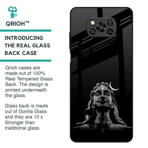 Adiyogi Glass Case for Poco X3 For Sale