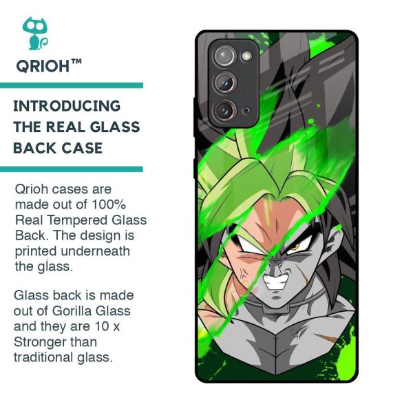 Anime Green Splash Glass Case for Samsung Galaxy Note 20 Online Hot Sale