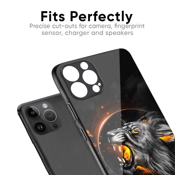 Aggressive Lion Glass Case for iPhone 12 Pro Max Fashion