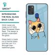 Adorable Cute Kitty Glass Case For Samsung A21s Online now