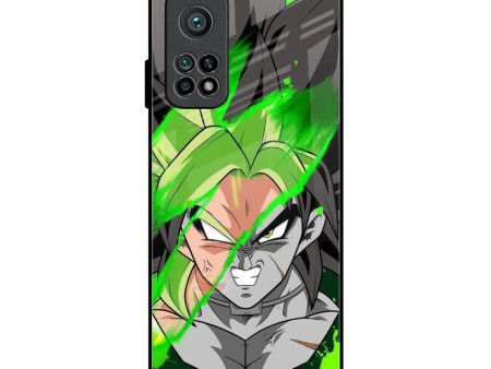 Anime Green Splash Glass Case for Xiaomi Mi 10T Pro on Sale