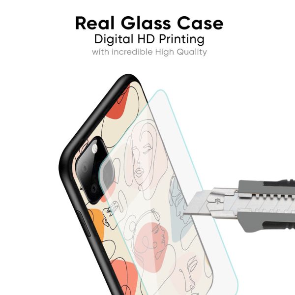 Abstract Faces Glass Case for Xiaomi Mi 10T Pro For Discount