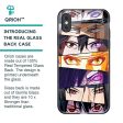 Anime Eyes Glass Case for iPhone XS Hot on Sale