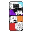 Anime Sketch Glass Case for Poco X3 For Discount