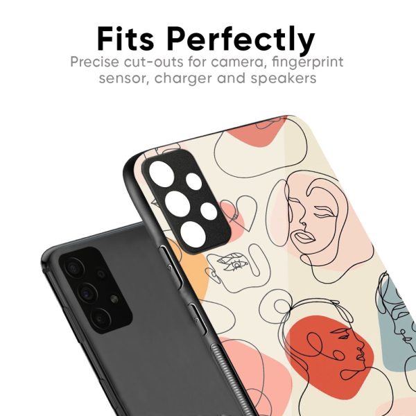 Abstract Faces Glass Case for Xiaomi Mi 10T Fashion