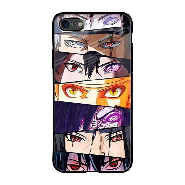 Anime Eyes Glass Case for iPhone SE 2020 Online