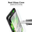 Anime Green Splash Glass Case for iPhone XS on Sale