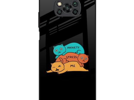 Anxiety Stress Glass Case for Poco X3 Cheap