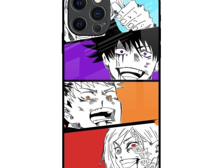 Anime Sketch Glass Case for iPhone 12 Pro on Sale