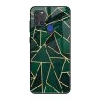 Abstract Green Glass Case For Samsung A21s on Sale