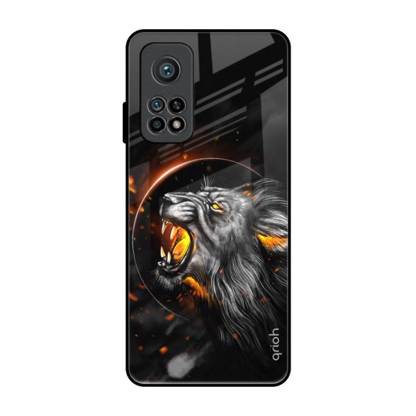 Aggressive Lion Glass Case for Xiaomi Mi 10T Online Hot Sale