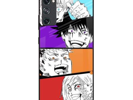 Anime Sketch Glass Case for Samsung Galaxy S20 FE Hot on Sale