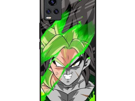 Anime Green Splash Glass Case for Vivo V20 Cheap