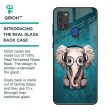 Adorable Baby Elephant Glass Case For Samsung A21s Discount