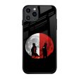 Anime Red Moon Glass Case for iPhone 11 Pro Supply