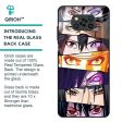 Anime Eyes Glass Case for Poco X3 Online Sale