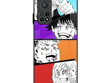 Anime Sketch Glass Case for Xiaomi Mi 10T Pro Discount