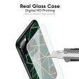 Abstract Green Glass Case For Samsung A21s on Sale