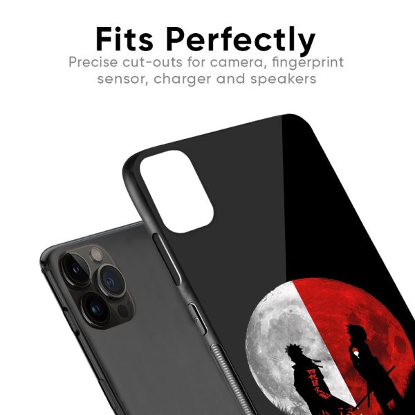 Anime Red Moon Glass Case for iPhone 12 mini Supply