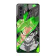 Anime Green Splash Glass Case for Vivo X50 Online