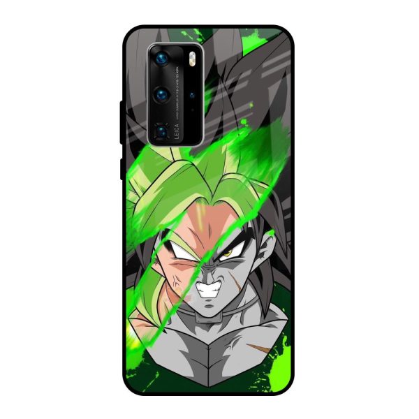 Anime Green Splash Glass Case for Huawei P40 Pro Supply