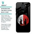 Anime Red Moon Glass Case for Redmi Note 9 Online Sale