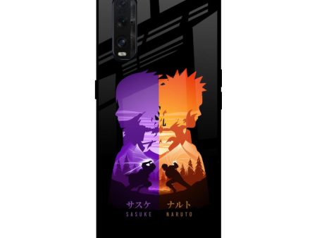 Minimalist Anime Glass Case for Oppo Find X2 Discount