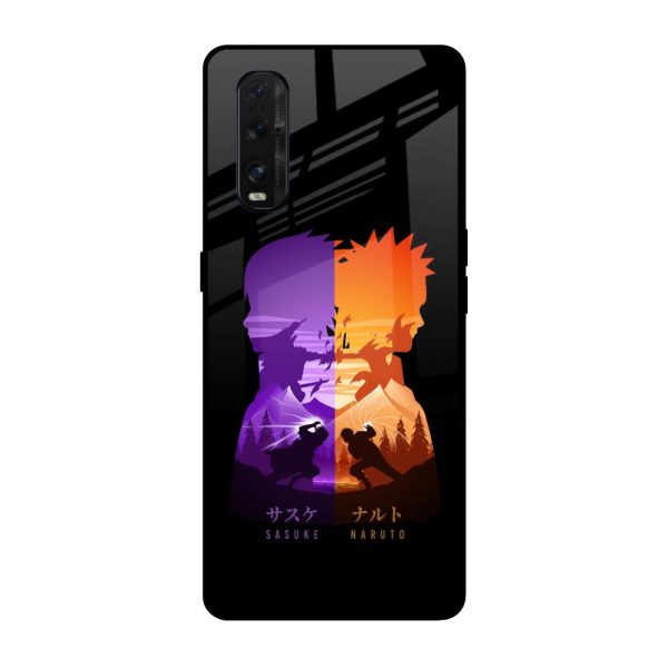 Minimalist Anime Glass Case for Oppo Find X2 Discount