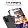 Anime Eyes Glass Case for iPhone SE 2022 Supply