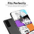 Anime Sketch Glass Case for Samsung Galaxy F14 5G Supply