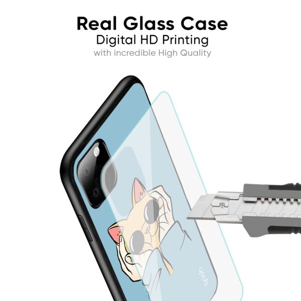 Adorable Cute Kitty Glass Case For Samsung Galaxy F14 5G Fashion