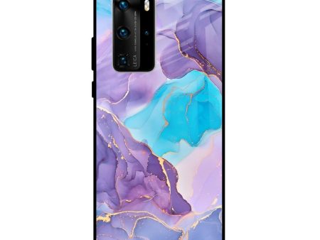 Alcohol ink Marble Glass Case for Huawei P40 Pro Supply